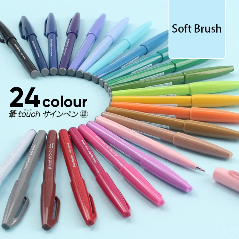 Japan Pentel Touch Brush Sign  - Pentel Pen Sign Pen 评论和价格