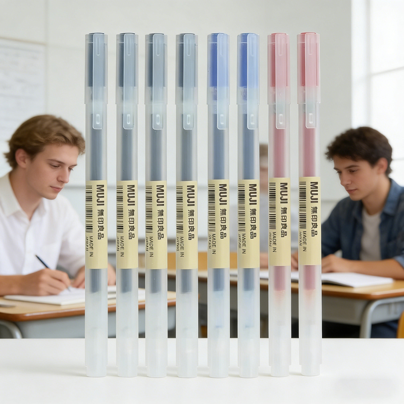 6/8Pcs MUJIs Ballpoint Pen Set - Muji Stationery Gel Pen 评论和价格