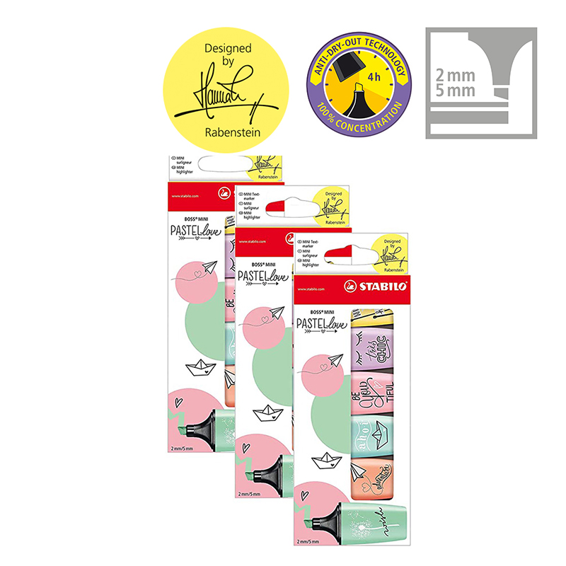STABILO BOSS MINI Pastellove - - Stabilo Marker Boss 评论和价格