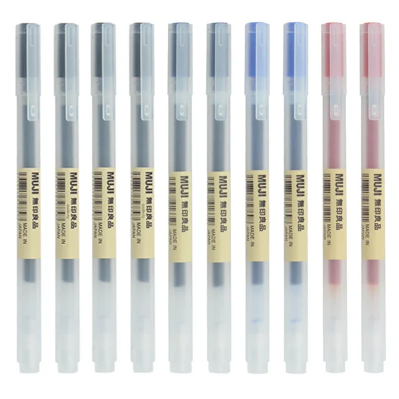 10-30Pcs/Set 0.38/0.5mm Gel pe - Muji Stationery Gel Pen 评论和价格