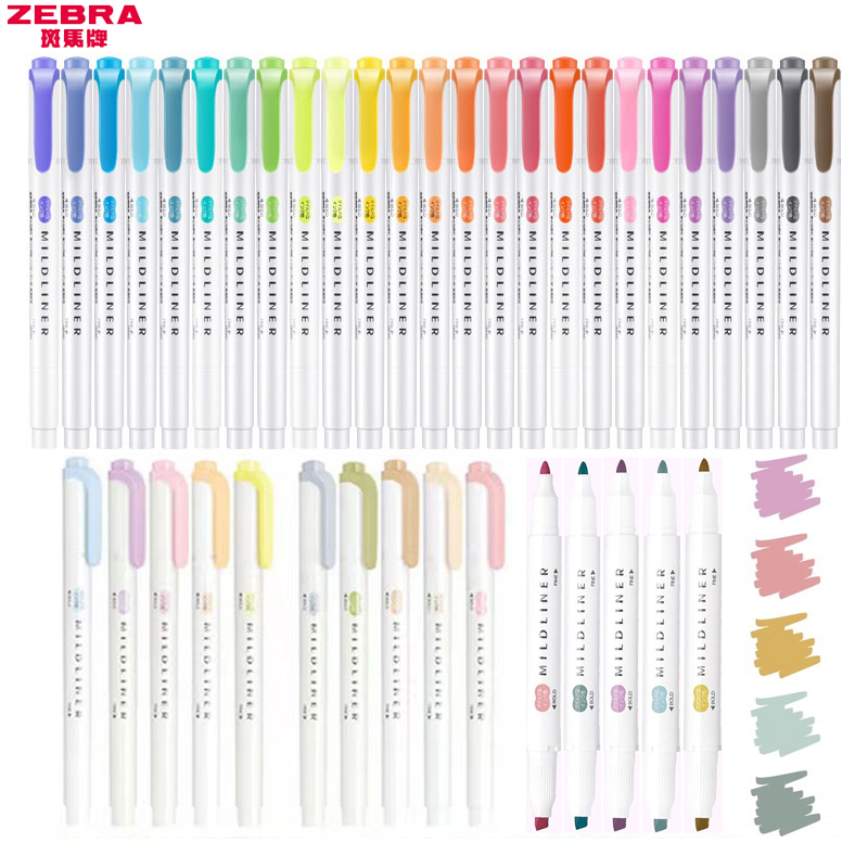 1/3pcs ZEBRA MILDLINER WKT7 Hi - Zebra Pen Mildliner 评论和价格