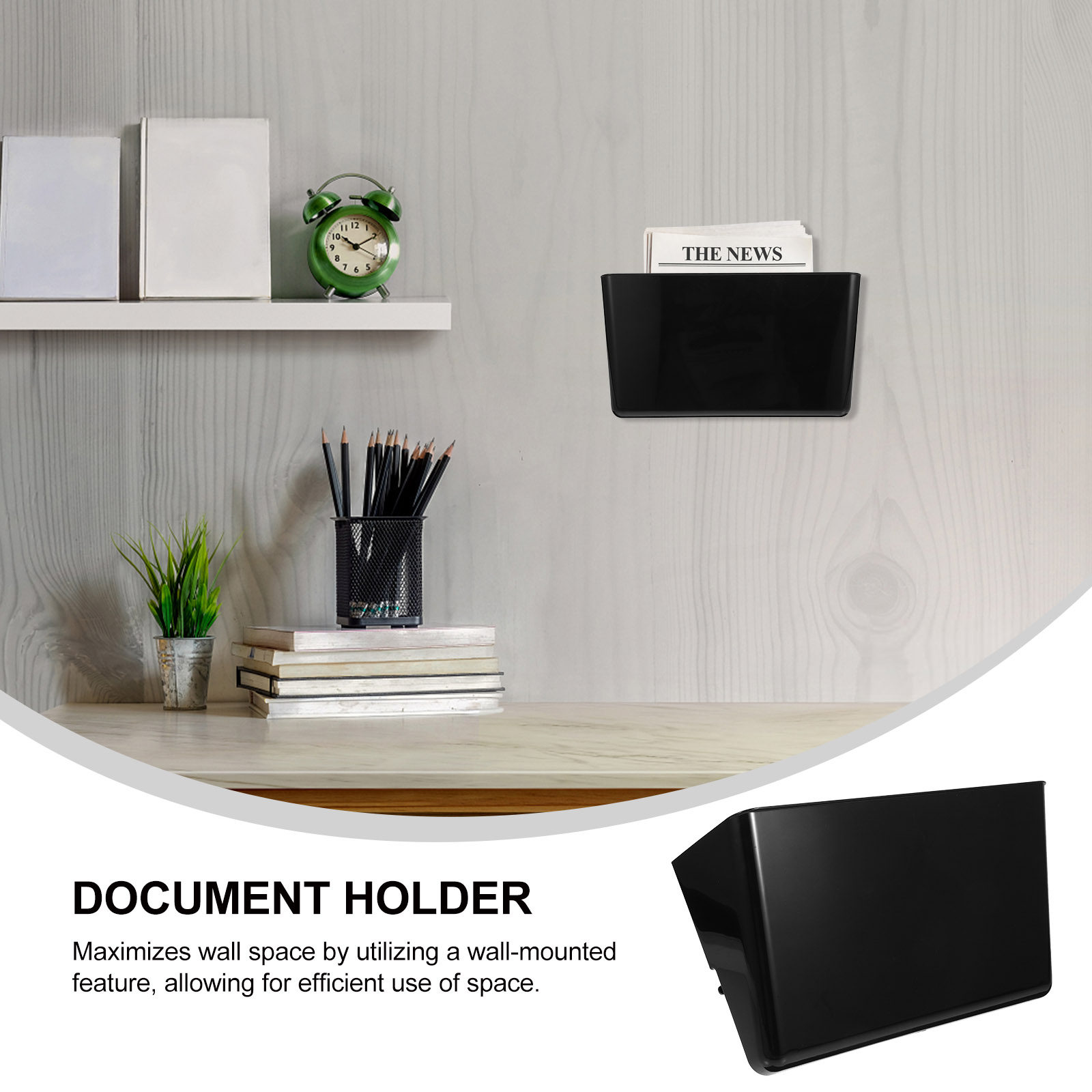 Wall Mount File Organizer Sing - Magazine Holder Rack 评论和价格
