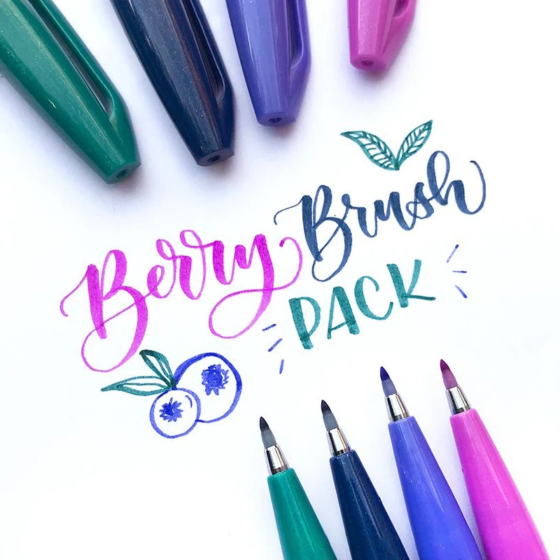 1PC Pentel Brush Sign Pen Past - Pentel Pen Sign Pen 评论和价格