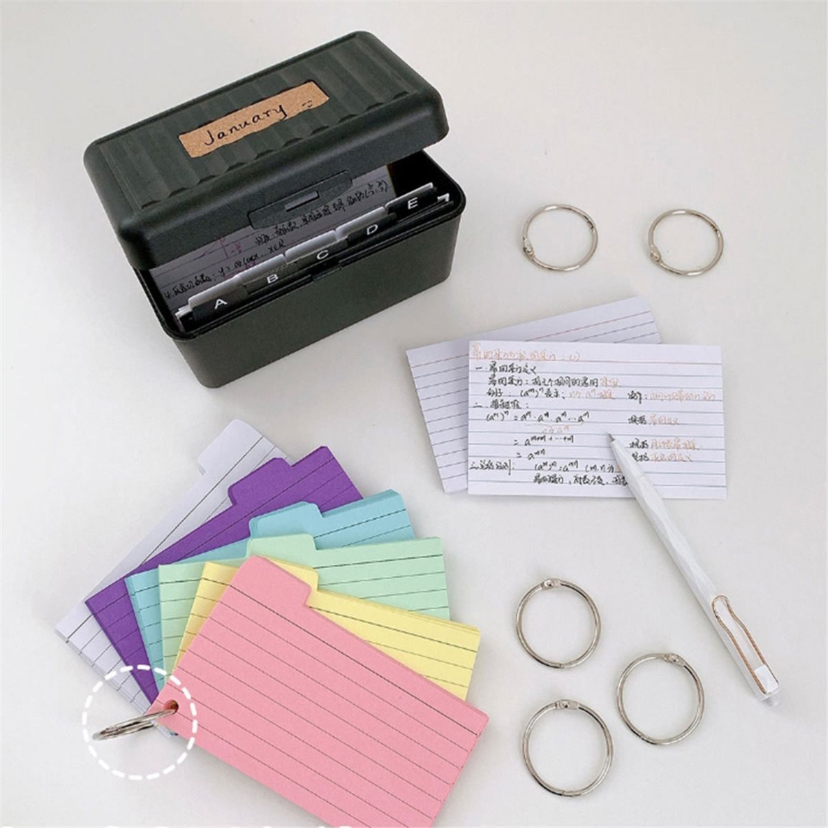 828 Mega Sale 3x 5 Index Card  - Card Index Box 评论和价格