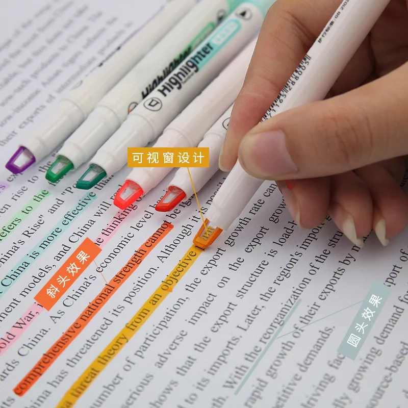6 Colors/Set Unique Window Tip - Stabilo Marker Boss 评论和价格