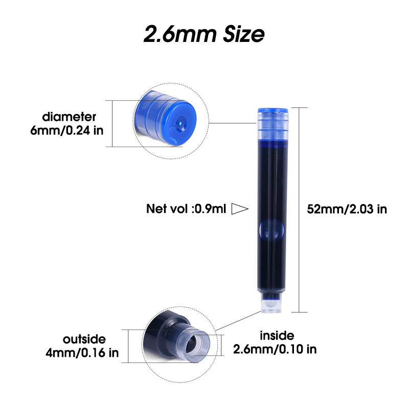 50pcs Fountain Pen Ink Cartrid - Fountain Pen Bottled Ink 评论和价格