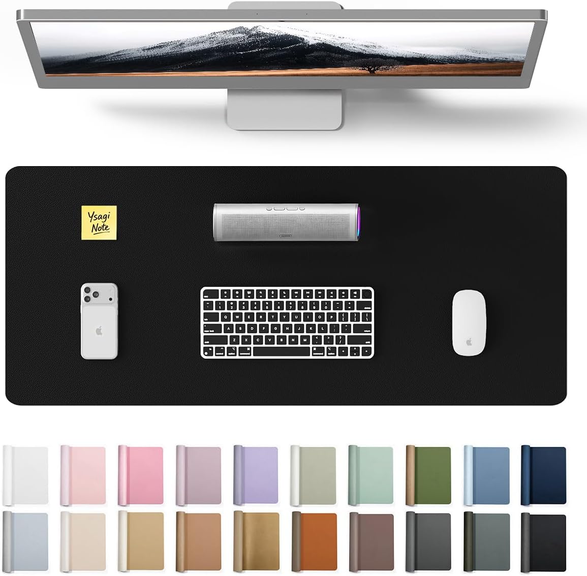 Large Leather Desk Pad Protect - Leather Desk Pad 评论和价格