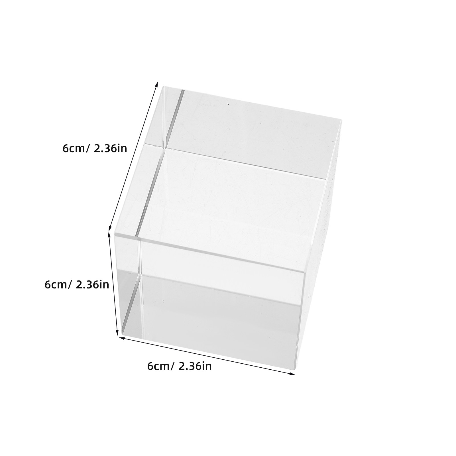 Clear Square Crystal Paperweig - Book Weight Glass 评论和价格